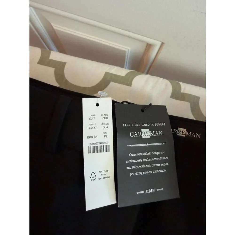 J.Crew Petite new Cameron pant in four-season stretch NWT Size 2P